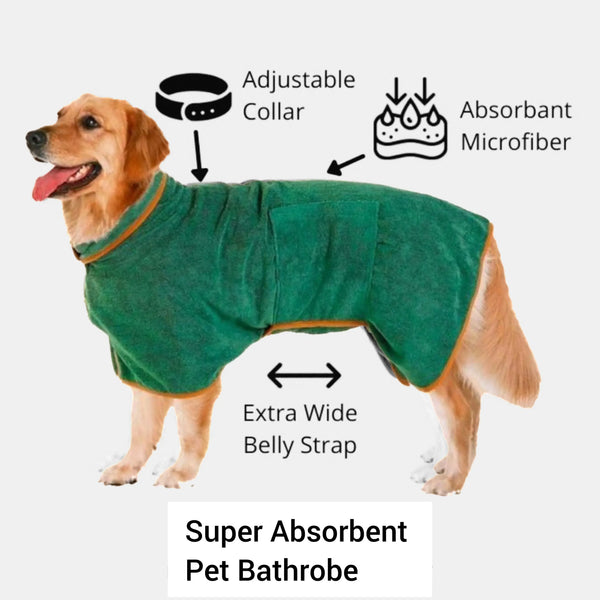 Super Absorbent Pet Bathrobe - Allspark